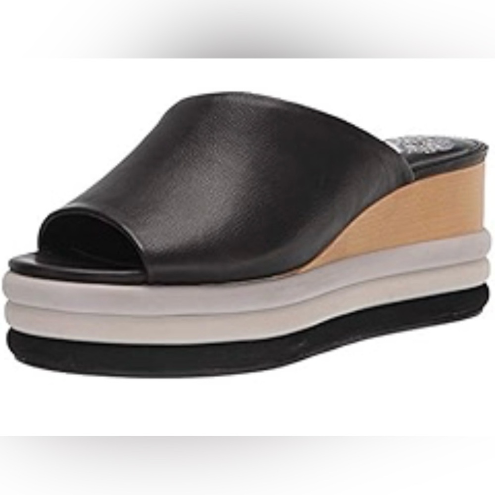 Vince Camuto Women's Pendrea Black Leather shoes